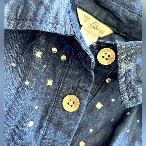 Guess jean dress with white bottom half - Picture 4 of 4